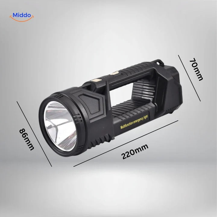 Super linterna PowerBeam™ | Ultraclara • 6000 mAh • Alcance de 500 m