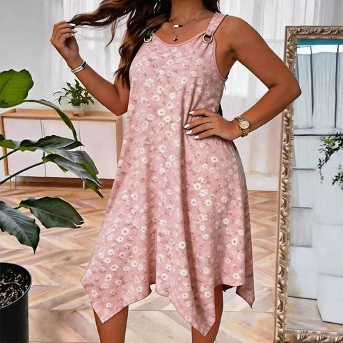 Vestido Largo Floral de Margaritas | Fresco y Versátil - Oferta Paga 1 - Lleva 3 - Descuento 50%