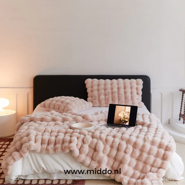 Lujo toscano esponjoso: ¡mantas de invierno cálidas y extra gruesas para cama y sofá! 50% off