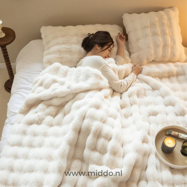 Lujo toscano esponjoso: ¡mantas de invierno cálidas y extra gruesas para cama y sofá! 50% off