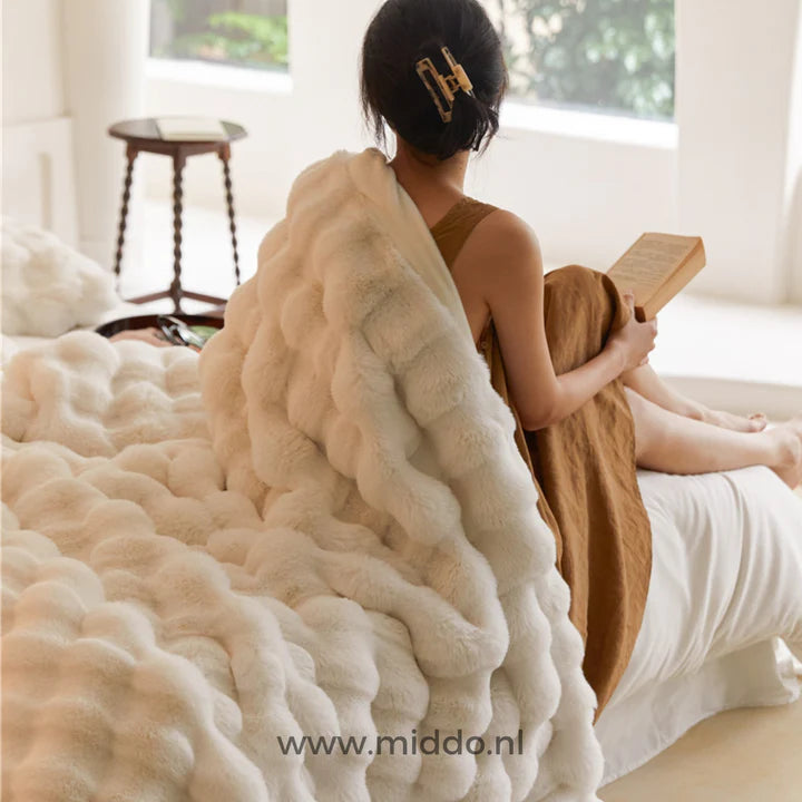 Lujo toscano esponjoso: ¡mantas de invierno cálidas y extra gruesas para cama y sofá! 50% off
