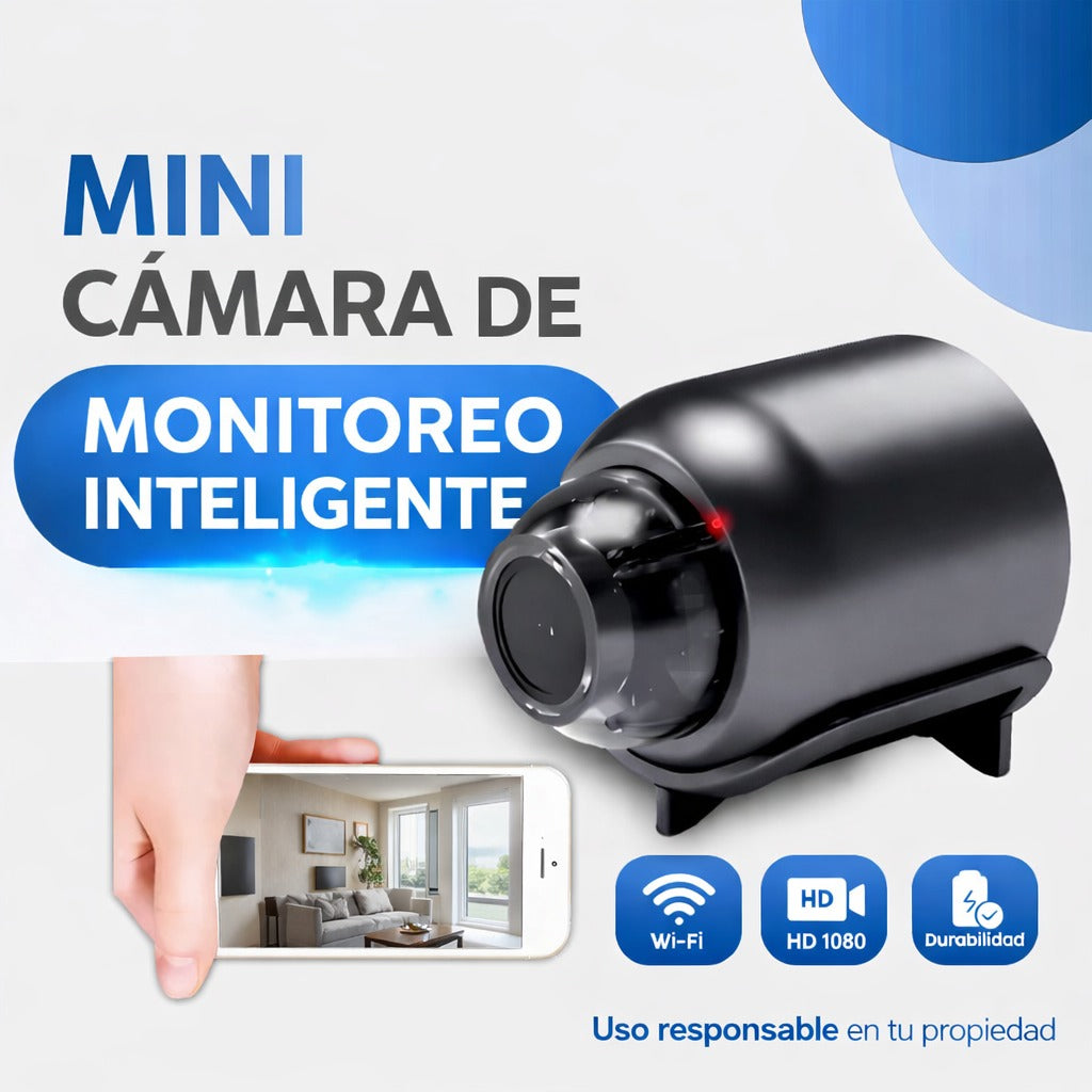 Mini Cámara Seguridad Inteligente™ – Promo 50%