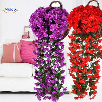 Encantadora cascada de orquídeas | Flores artificiales para cualquier ocasión y temporada