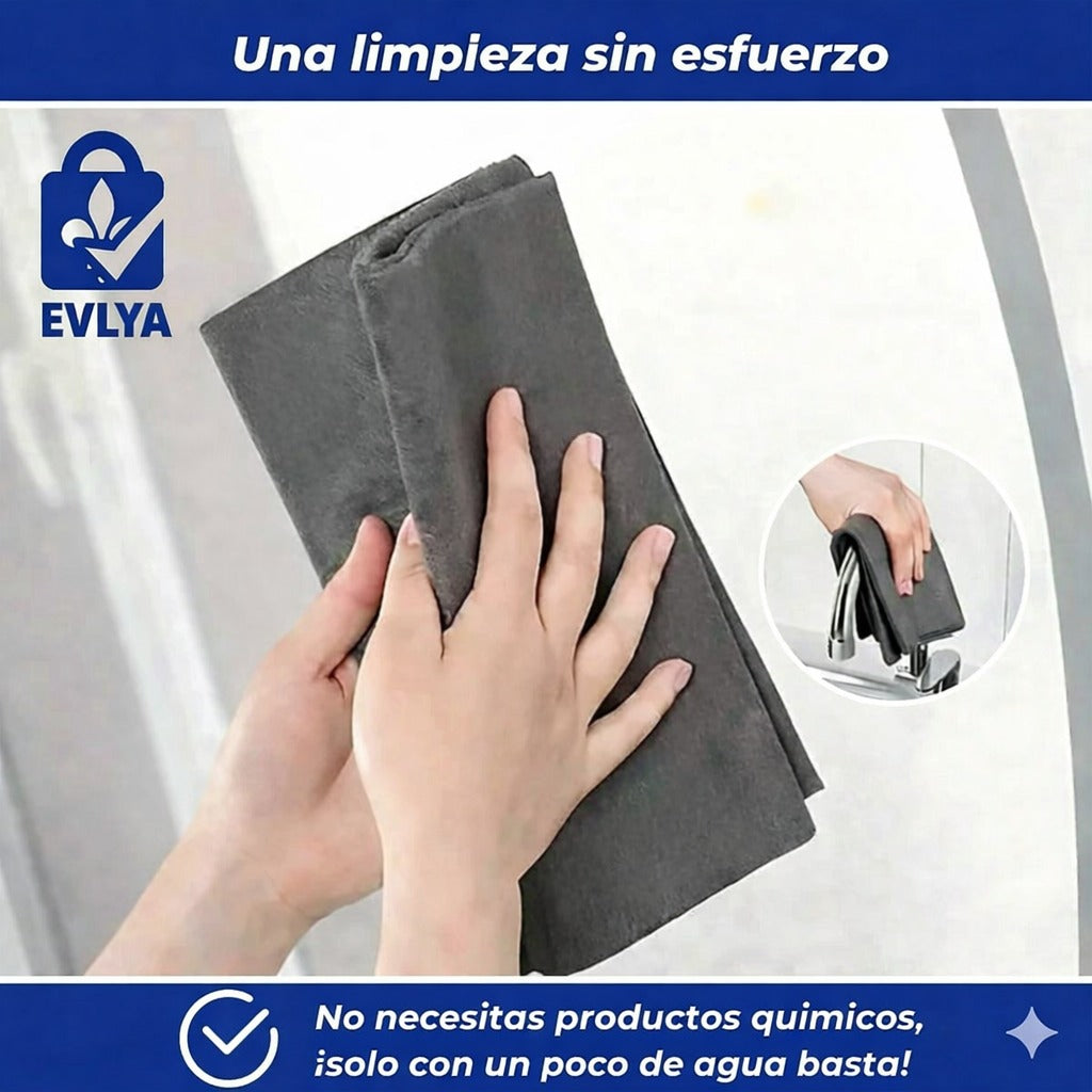 Paño de nanofibras ultra absorbente – Brillo sin marcas - Pak de 6 - con 50% De Descuento
