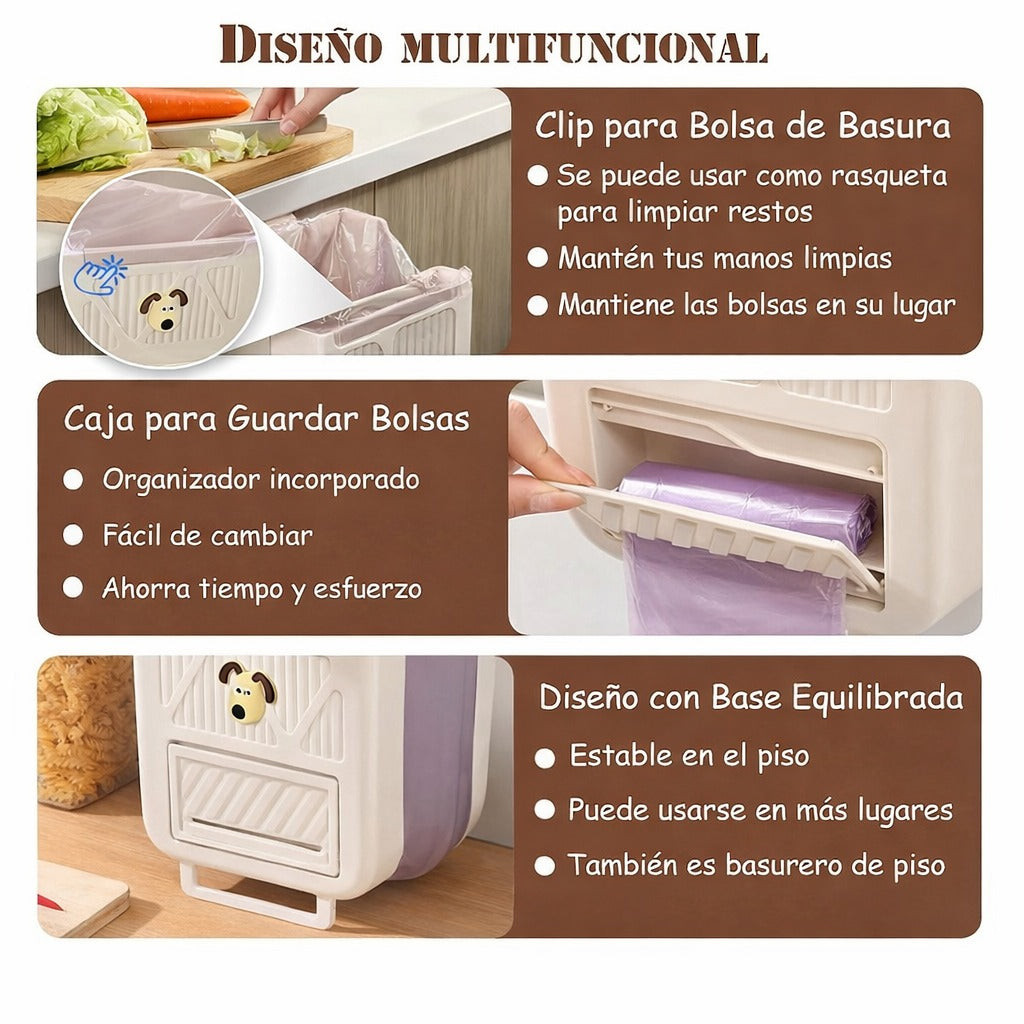 Caneca Plegable Multifuncional - 50% Descuento